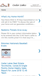 Mobile Screenshot of mycedarlakeshome.com